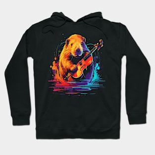 Nutria Playing Violin Hoodie